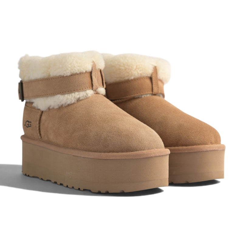 UGG Ultra Mini Belted Roller Boot  Sand